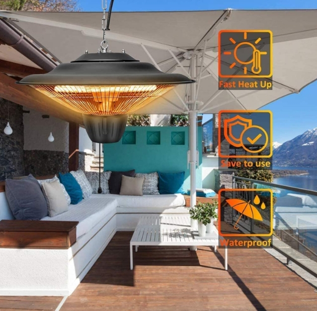 Ceiling mounted infrared heater